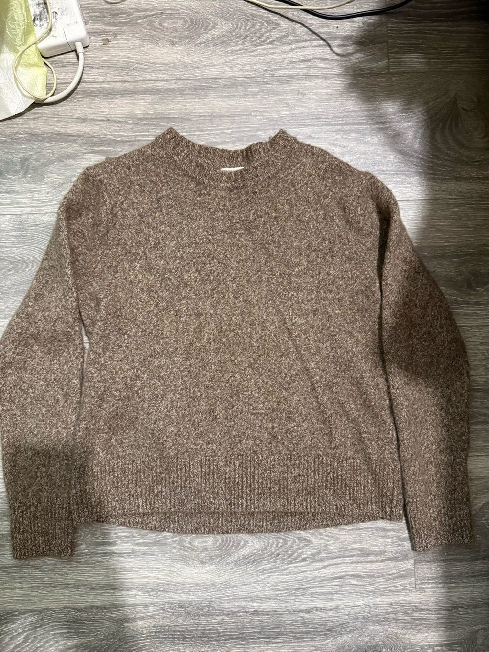 J. Crew Brown Crewneck Sweater